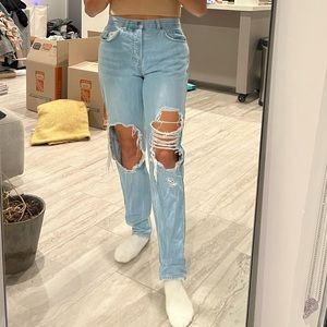 pretty little thing ripped jeans